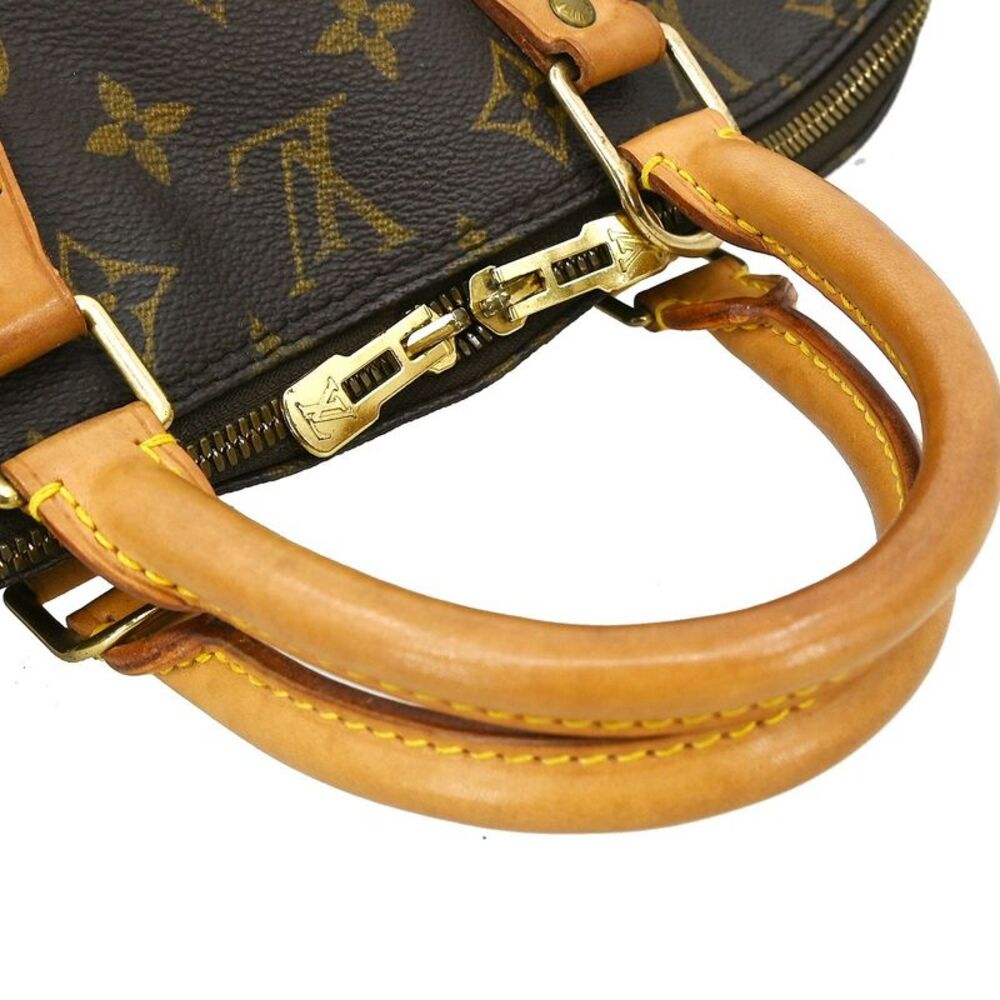 Louis Vuitton Alma Handbag Monogram Canvas Brown Canvas Handbag - Picture 5 of 13